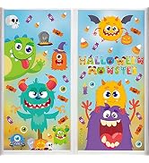 CCINEE Giant Halloween Window Clings Window Decal Stickers for Halloween Decoration Supply (# 3 M...