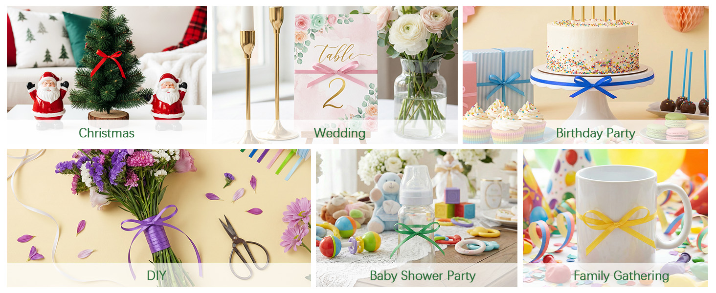 ribbon for flower bouquet