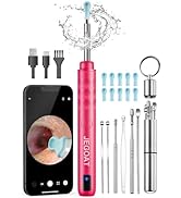 Ear Wax Removal Tool Camera, Ear Cleaner with Camera, Ear Cleaning Kit 1296P HD Ear Scope, 6 LED ...