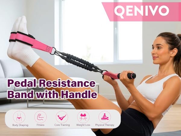 petal resistance bands with handles