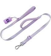 Wisedog Dog Leash with Two Handles - Soft Padded Handles for Exact Control with Poop Bag Holder, ...