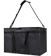 CIVJET Insulated Food/Pizza Delivery Bag with Adjustable Shoulder Strap, XXX-Large Commercial Foo...