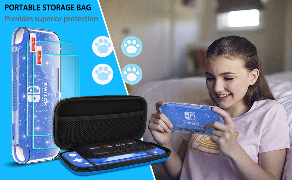 Nintendo Switch Lite Carrying Case Set