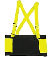 Cordova Back Support Belt with Attached Suspenders, Quick Adjust Elastic Outer Panels