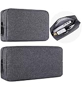 Universal Electronics Accessories Carrying Case, 2PCS Big + Small Portable Storage Pouch, Cosmeti...