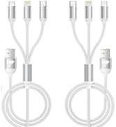 multi charging cable white