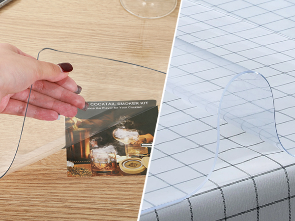 clear desk pad
