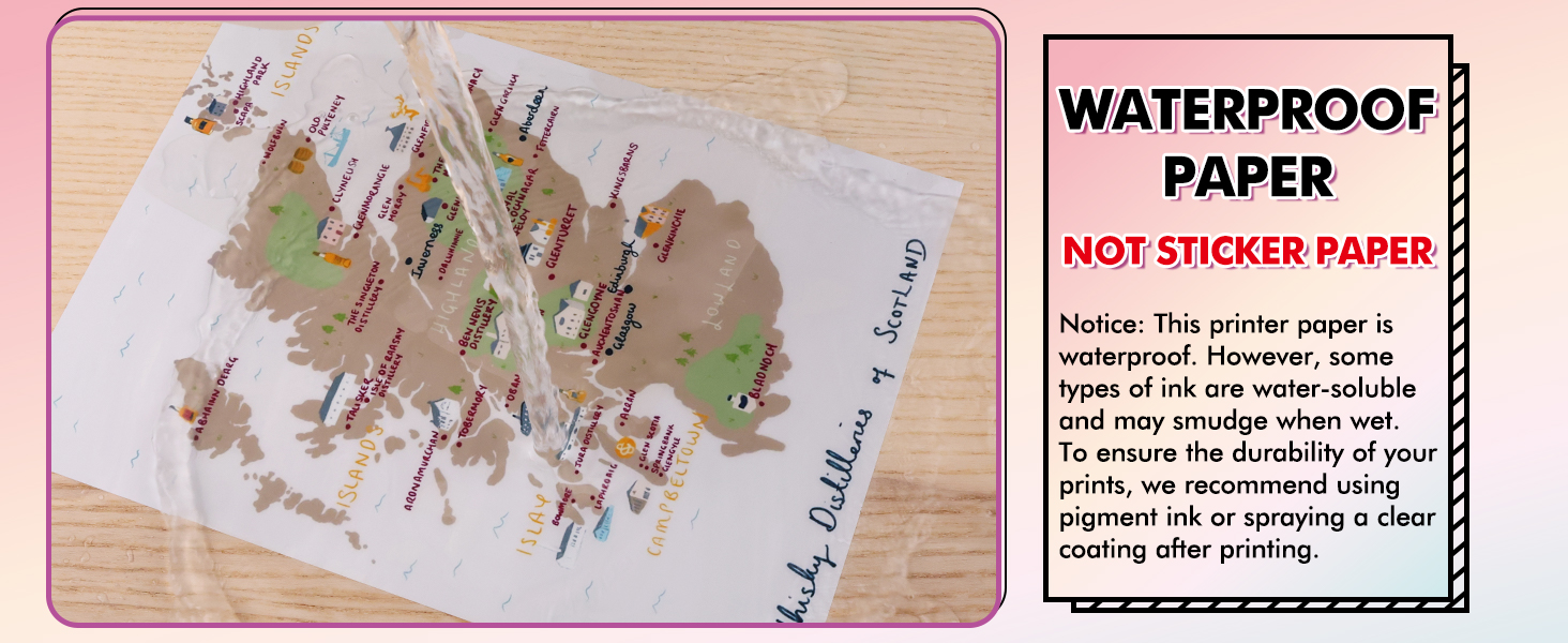 waterproof paper