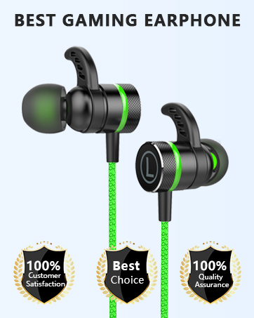 Gaming Earphones with Dual Audio Drivers