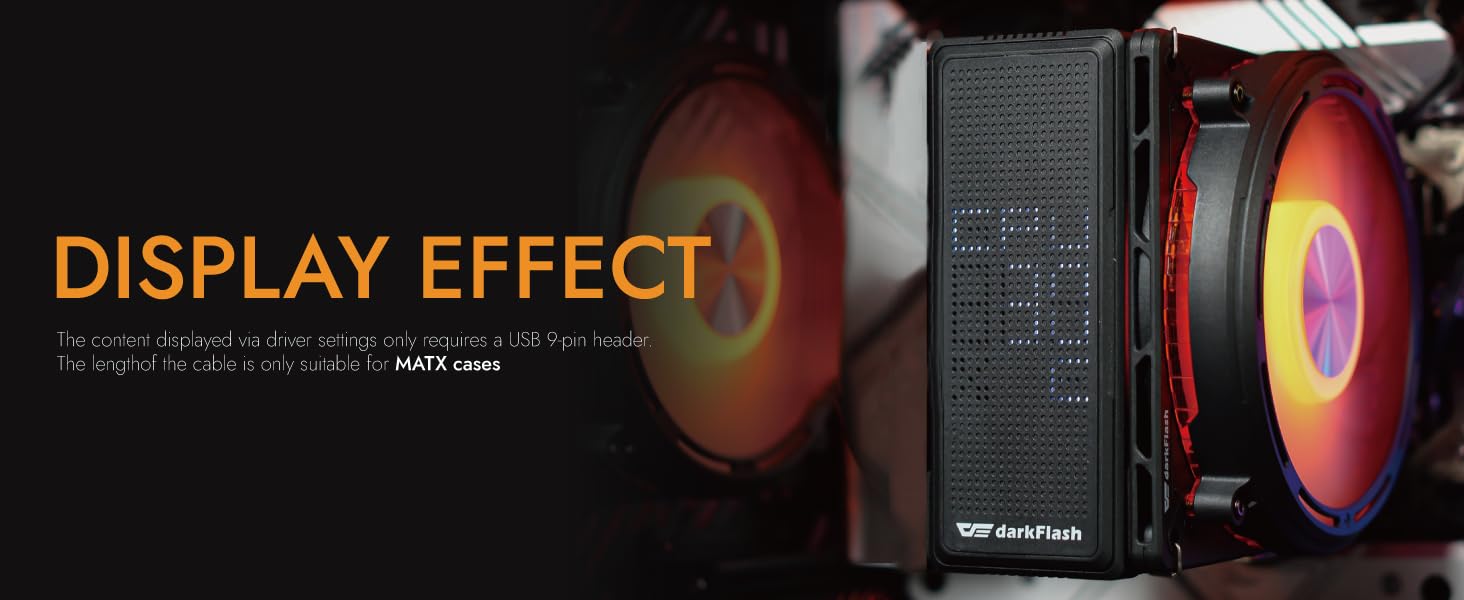 darkFlash E400 CPU Cooler Fan