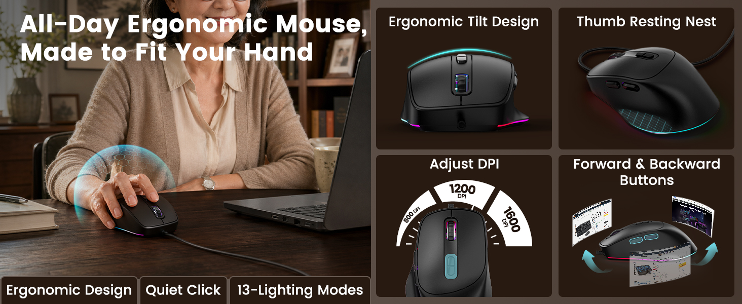 backlit mouse