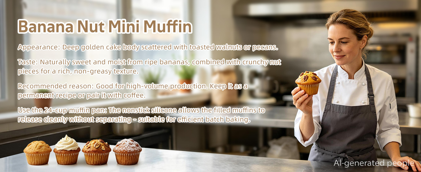 Banana Nut Mini Muffin