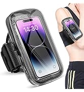 Clear Running Phone Holder Armband, Sports Armband Case for iPhone 14 13 Pro Max 12 11 Plus X XS ...