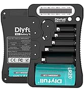 Battery Tester, Dlyfull LCD Display Universal Battery Checker for AA AAA C D 9V CR2032 CR123A CR2...