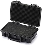 MIXPOWER 12-Inch Professional Waterproof Case with Foam Inser Sturdy Durable and ReliableTool Cas...