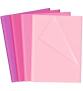 NEBURORA 108Sheets Pink Gift Wrapping Paper Valentine's Day Tissue Paper Wrap Tissue for Packagin...