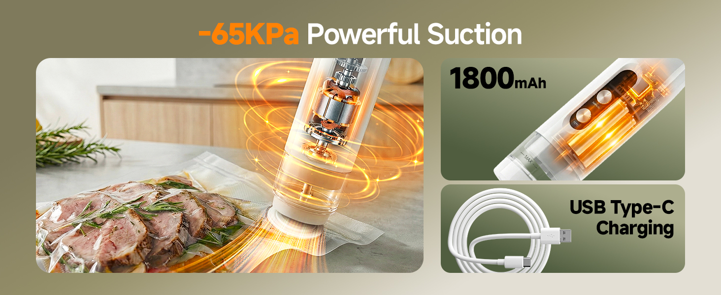 Handheld Vacuum Sealer for Food