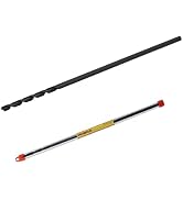 1/4 Inch x 12 Inch Drill Bit – Long Drill Bit, Industrial Black Oxide Coating – Cobalt Aircraft E...