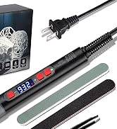 21-in-1 3D Printer Smoothing Tool Kit, 80W LCD Digital Adjustable Temperature Soldering Welding I...
