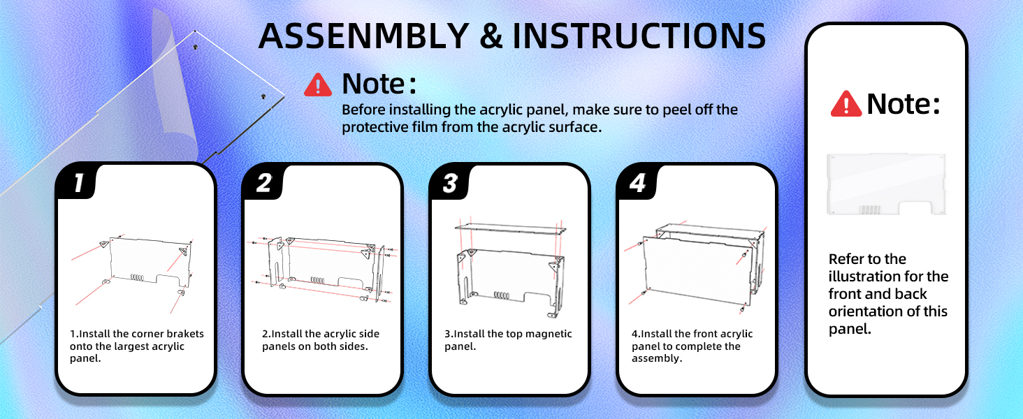 PlayVital Clear Acrylic Dust Cover for Nintendo Switch 2