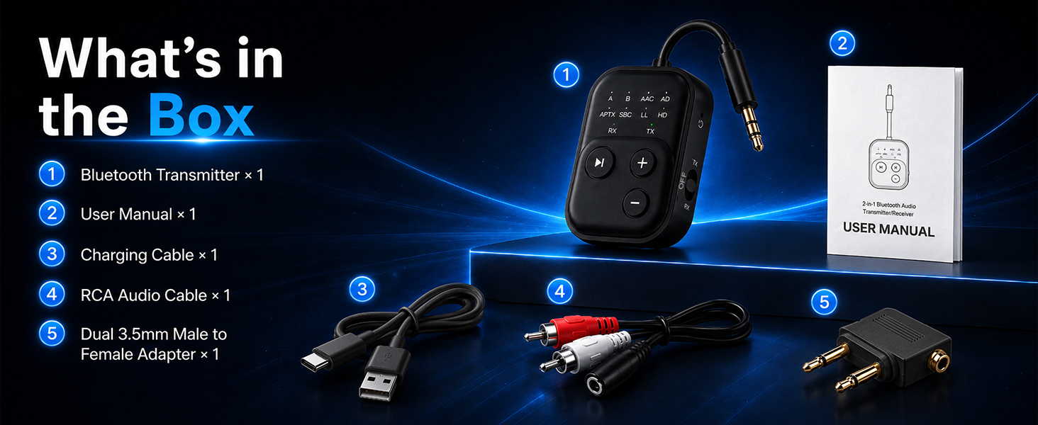 Bluetooth Transmitter Receiver