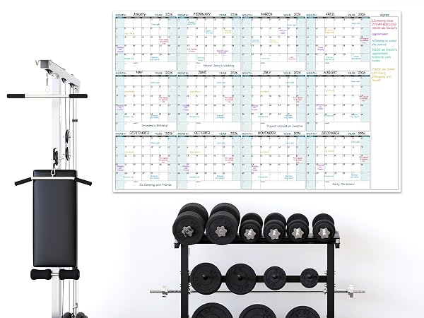 12 month dry erase calendar for wall