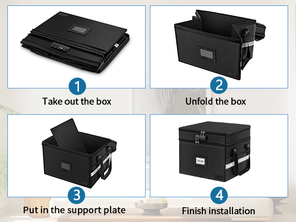 file safe box fireproof waterproof for documents