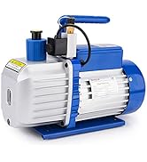 stonylab Rotary Vane Vacuum Pump, 5 CFM 0.3 Pa 1/2 HP 2-Stage Compact Vacuum Pump for HVAC AC Ref...