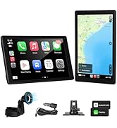 Stihoze 8'' Wireless Carplay Screen for Car, Wireless Apple Carplay & Android Auto, Car Audio Rec...