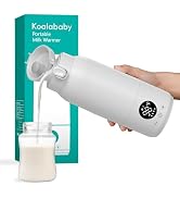 Koalababy Portable Bottle Warmer – Fast Heating Milk Warmer for Travel, Breast Milk & Formula, 17...