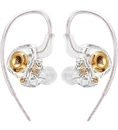 Wired Gaming Earbuds in-Ear Headphones HiFi Game Head Phones in Ear Monitors Deep Bass Sound Wire...