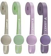 LEEKEY Pull Up Assistance Bands,Muit Levels Resistance Bands for Senior/Adults,Exercise Bands wit...