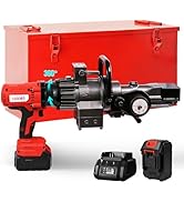 LOSCHEN Cordless Rebar Cutter and Bender,Portable Handheld Rebar Cutting and Bending Saw,Electric...