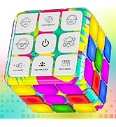 Skywin Puzzle Cube Game Green + Pink - Flashing Cube Handheld Electronic Games Stem Toy - Fun Mem...