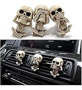 Car Accessories Interior for Halloween Skull Decor Car Air Freshener Vent Clip, Truck Car Stuff f...
