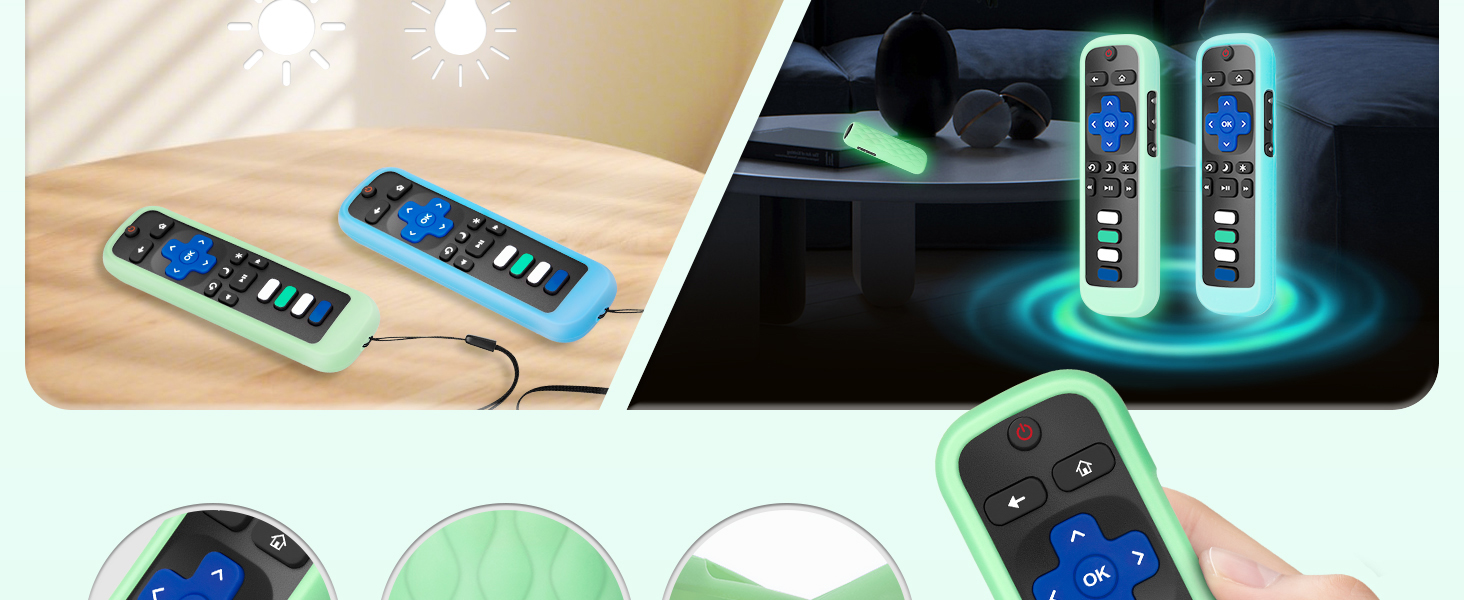 roku tv remote cover