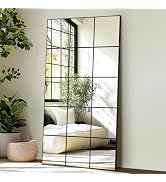 Large Full Length Floor Mirror for Bedroom, Living Room, Hallway - 28