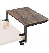ART-GIFTREE Desk Extender, 15-inch Clamp-On Desk Shelf, Height-Adjustable Desktop Shelf Organizer...
