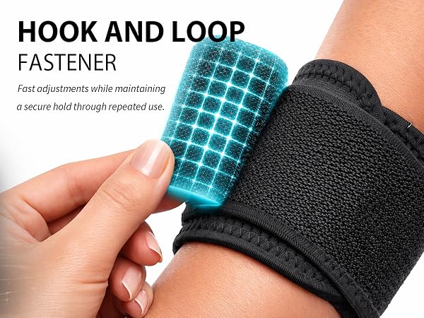 wrist strap brace compression wrap stabilizer men women arthritis tennis left right hand band
