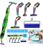 Diamond Art Pens Tools Diamond Painting Accessories Kits with Screw Metal Tip Roller Diamond Pain...