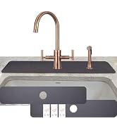 Faucet Mat Kitchen Sink Cuttable: AHA HOMEWARE Diatomite Rubber Kitchen Sink Splash Guard Cuttabl...