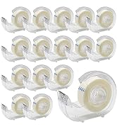 OWLKELA - 16 Pack 3/4" x 28 yds Invisible Tapes and Refillable Dispensers, Matte Finish Magic Tap...