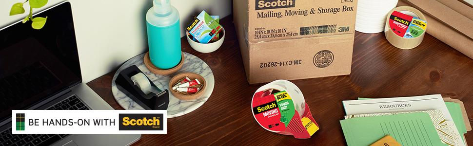 Scotch Brand Packaging Tape, strength, any job, any time
