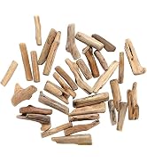 20 Pcs Natural Driftwood Pieces Branch Slices Craft Sticks Beach Decor for for DIY, Craft Sticks,...