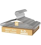StorageWorks Wire Hangers for Closet, 4mm Super Thick Metal Hanger, Heavy Duty Clothes Hanger for...