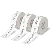 NIIMBOT D11 Label Maker Tape D110 Labels 3Rolls, Self-Adhesive Labeling Tape Replacement 0.55" X ...