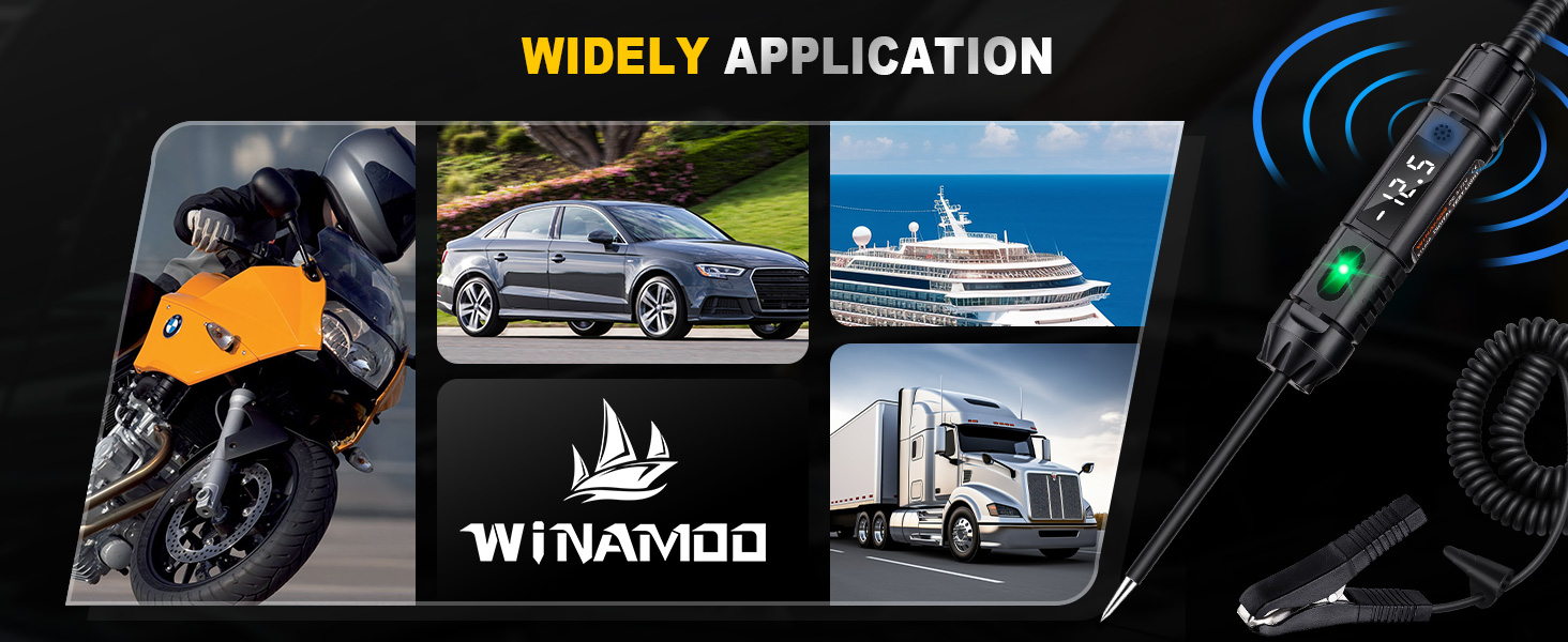 buzzer circuit tester with sharp probe & protector & large clip