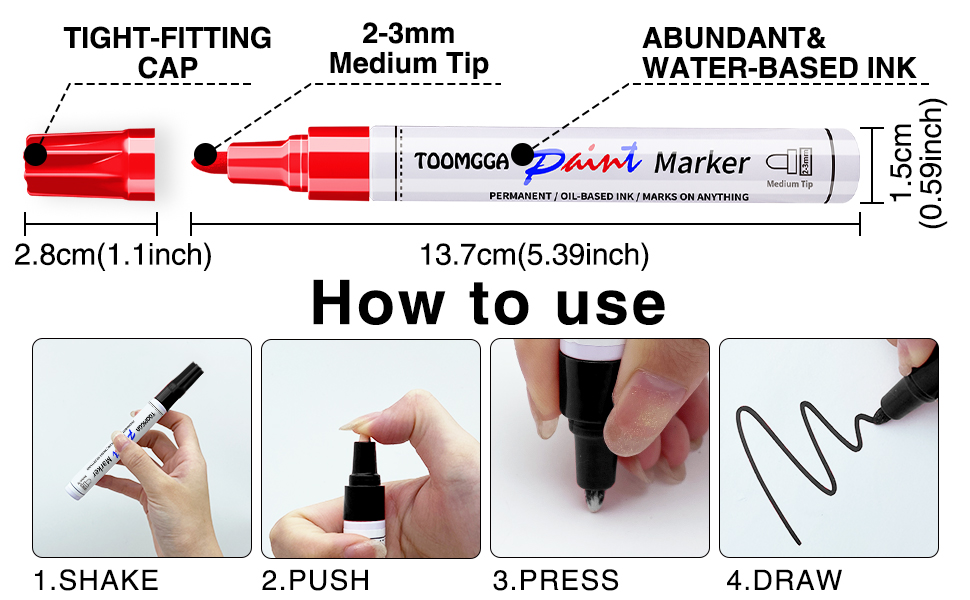 white pens