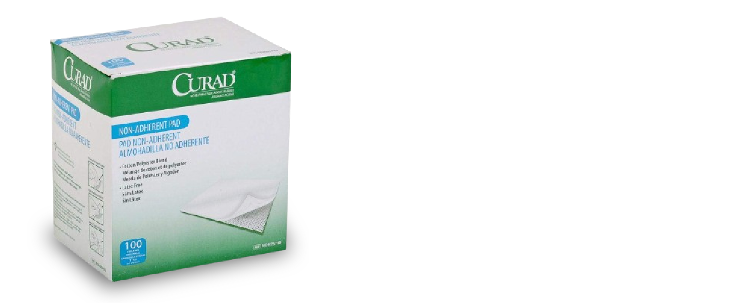 Curad Sterile Non-Adherent Pads
