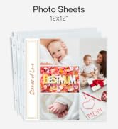 Dunwell Photo Album Refill Pages 12x12-4x6 Photo Sleeves for 3 Ring Binder Scrapbook Album 12x12,...